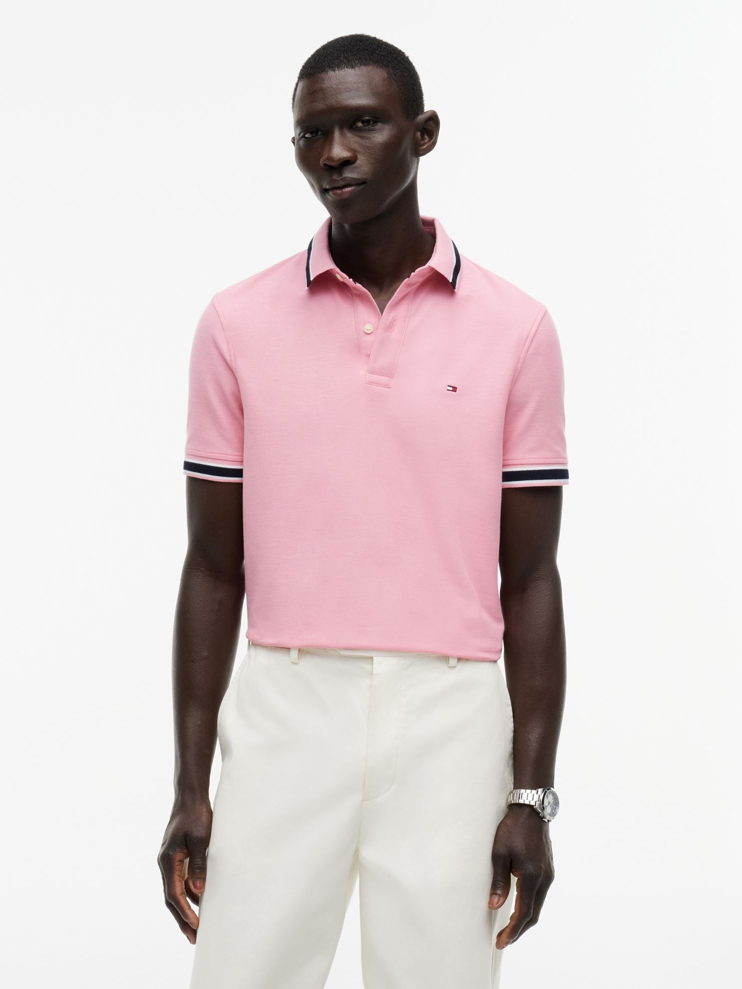 Tommy Hilfiger Regular Fit Tipped Wicking Polo