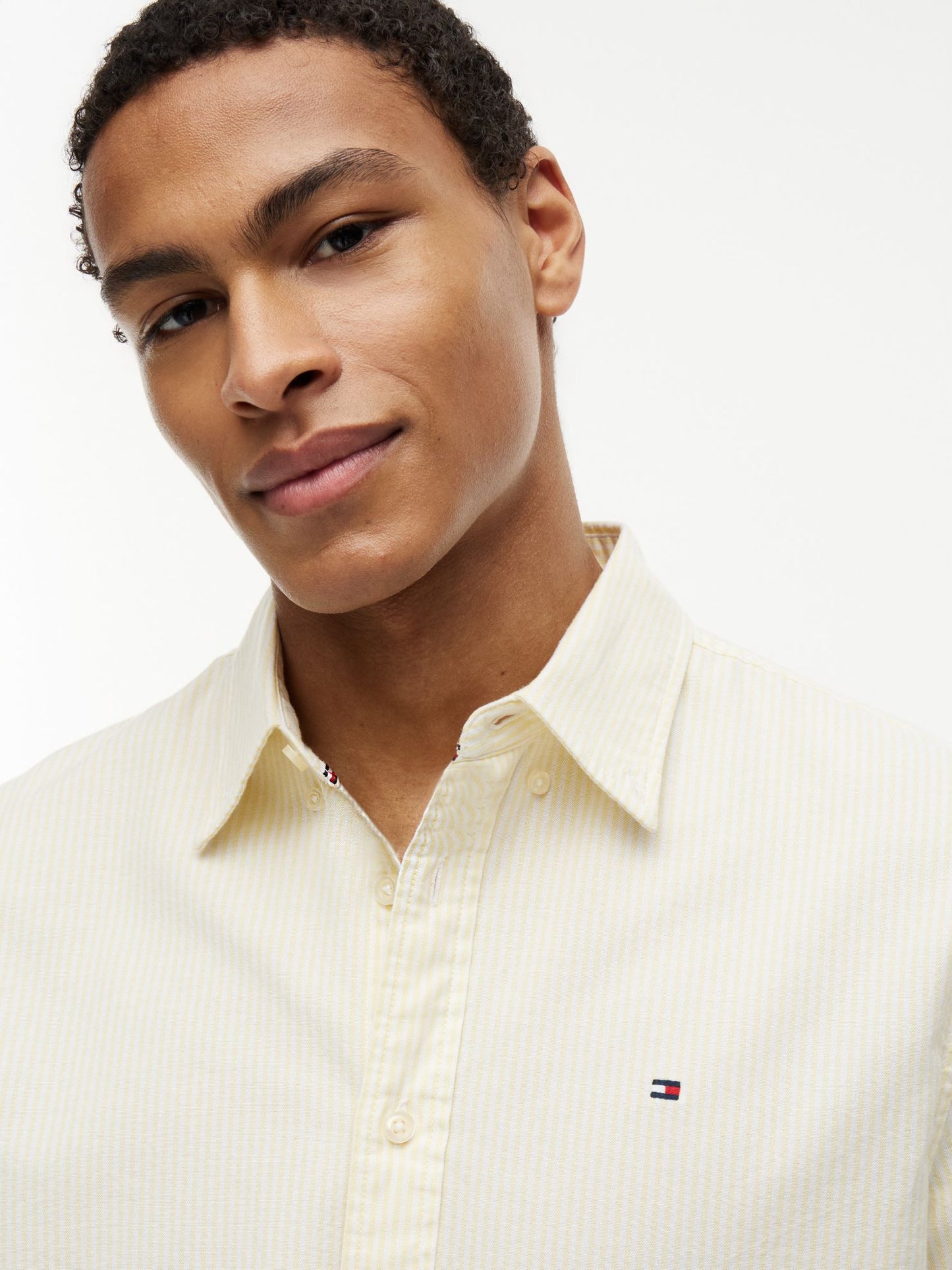 Tommy Hilfiger Regular Fit Stripe Stretch Oxford Shirt