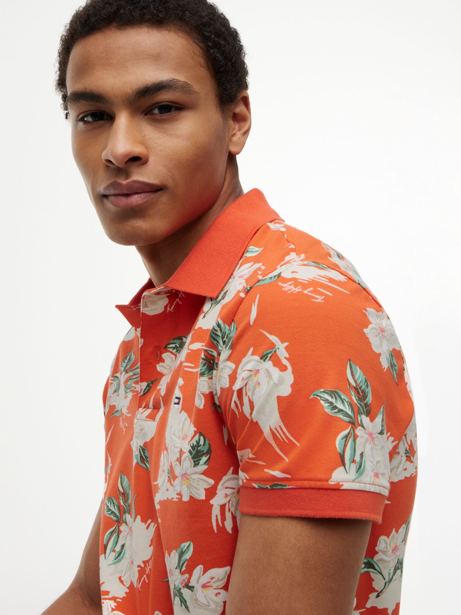 Tommy Hilfiger Regular Fit Floral Print Polo