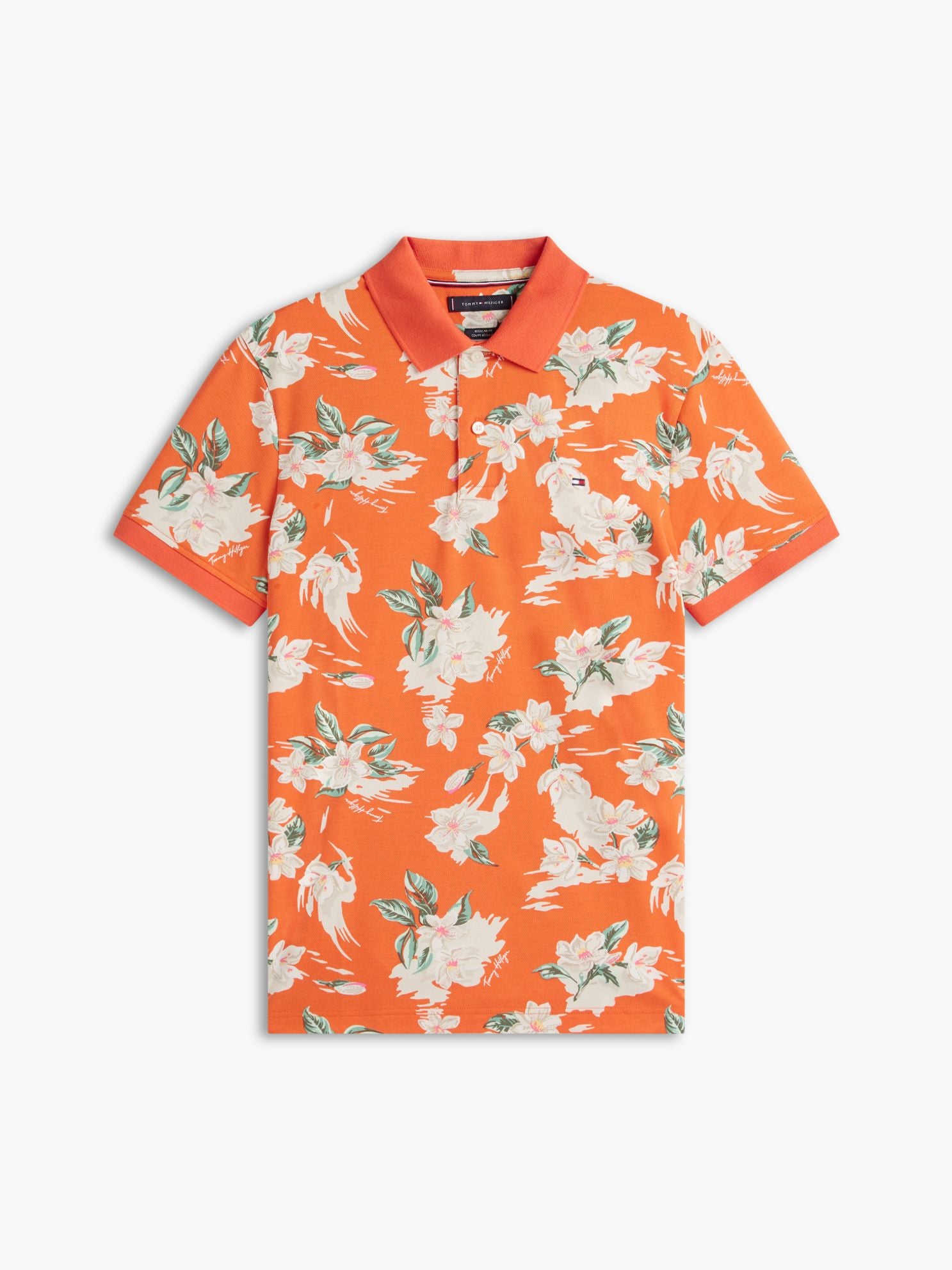 Tommy Hilfiger Regular Fit Floral Print Polo