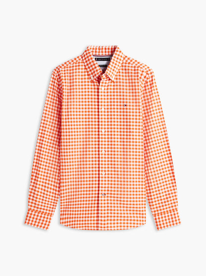 Tommy Hilfiger Regular Fit Gingham Oxford Shirt