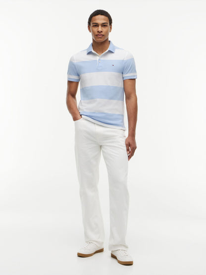 Tommy Hilfiger Slim Fit Rugby Stripe Polo