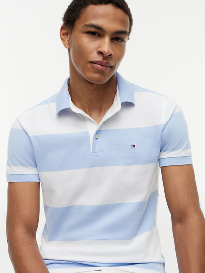Tommy Hilfiger Slim Fit Rugby Stripe Polo