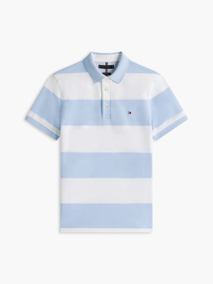 Tommy Hilfiger Slim Fit Rugby Stripe Polo