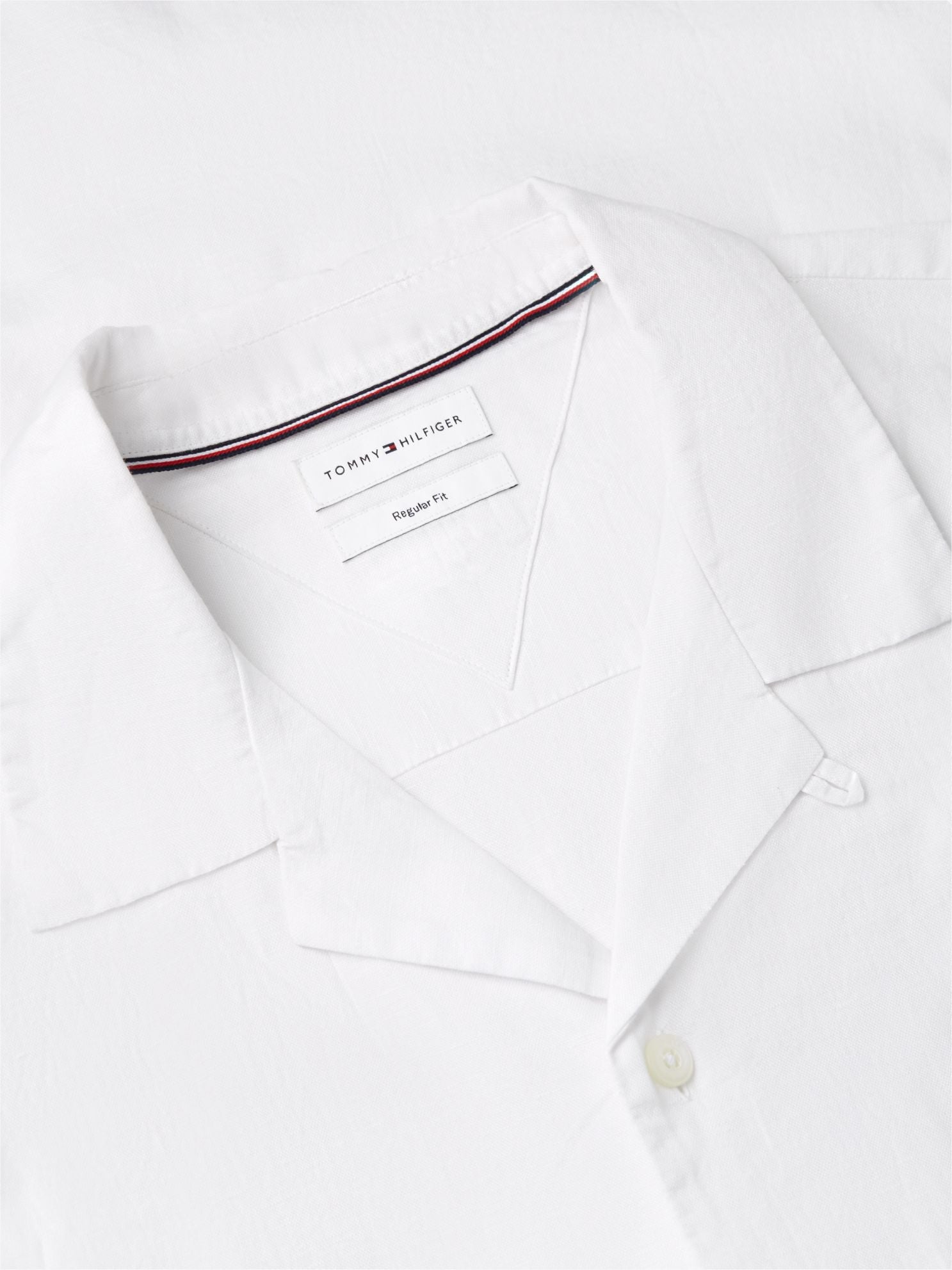 Tommy Hilfiger Regular Fit Cotton-Linen Camp Shirt
