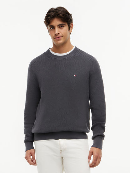 Tommy Hilfiger Mixed-Knit Crewneck Sweater