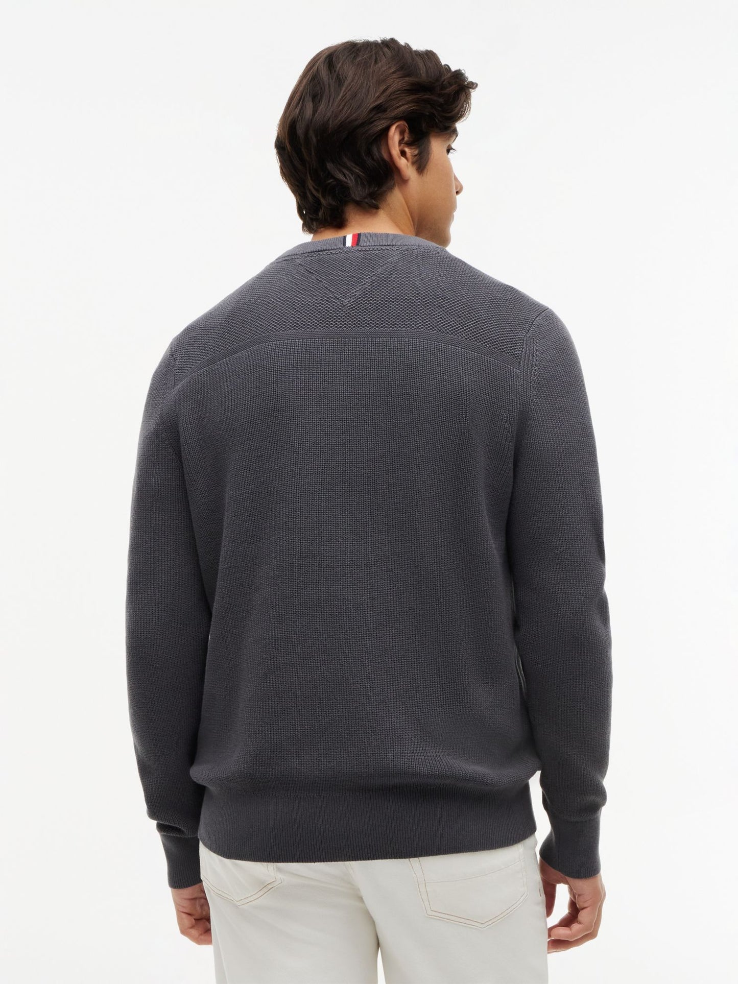 Tommy Hilfiger Mixed-Knit Crewneck Sweater