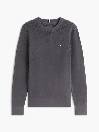 Tommy Hilfiger Mixed-Knit Crewneck Sweater