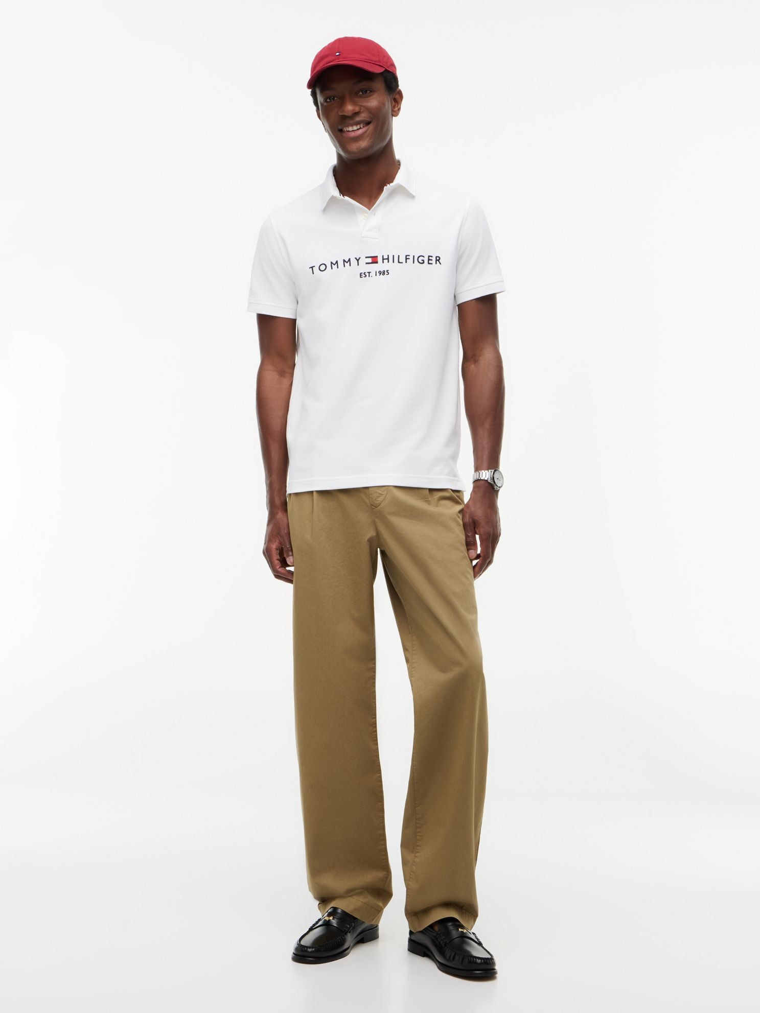 Tommy Hilfiger Embroidered Tommy Logo Polo