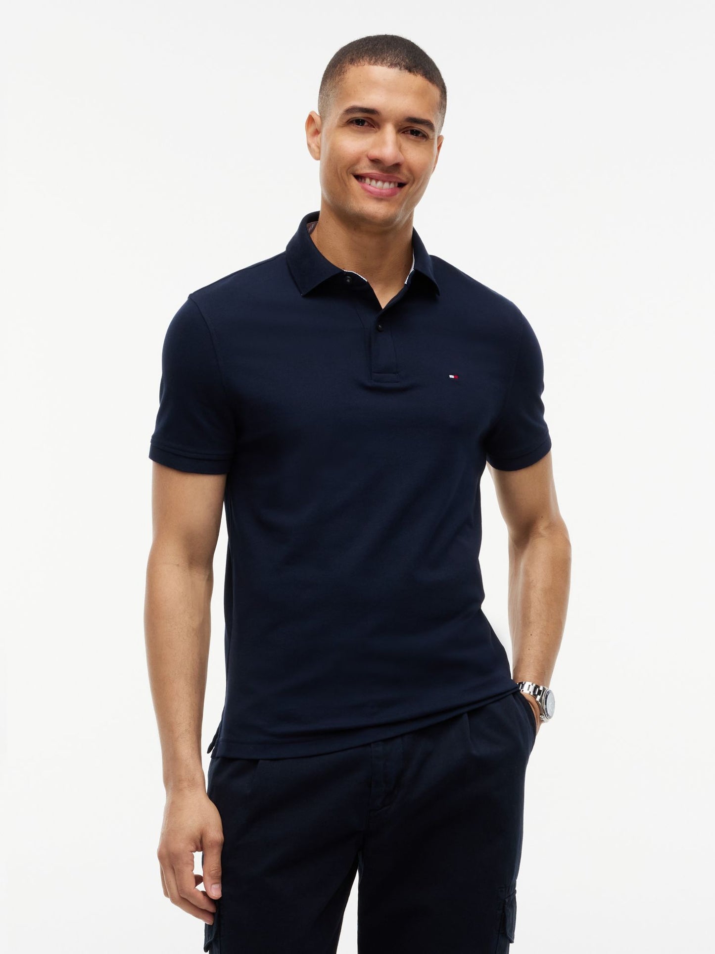 Tommy Hilfiger Regular Fit Stretch Tommy Polo