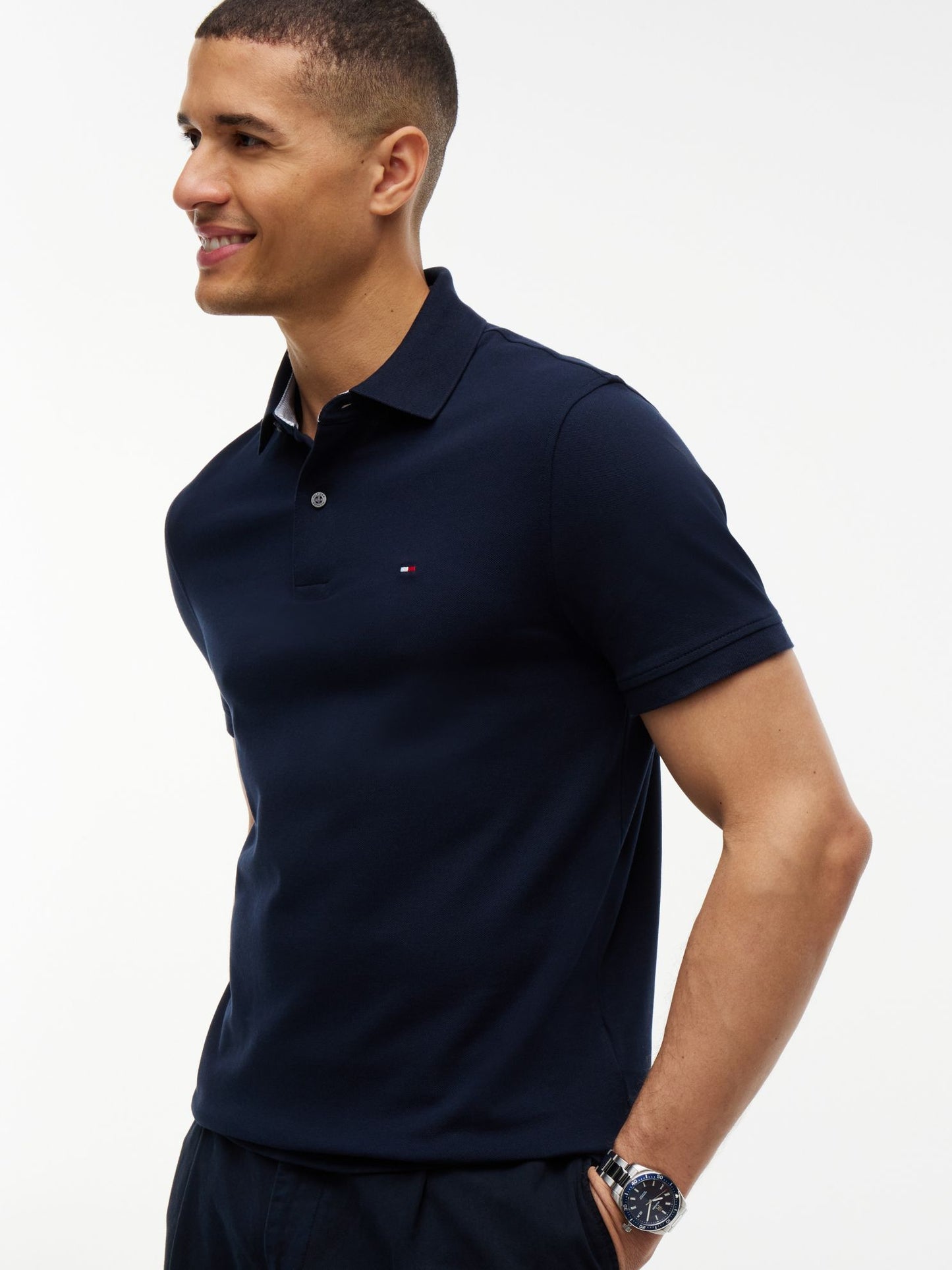 Tommy Hilfiger Regular Fit Stretch Tommy Polo