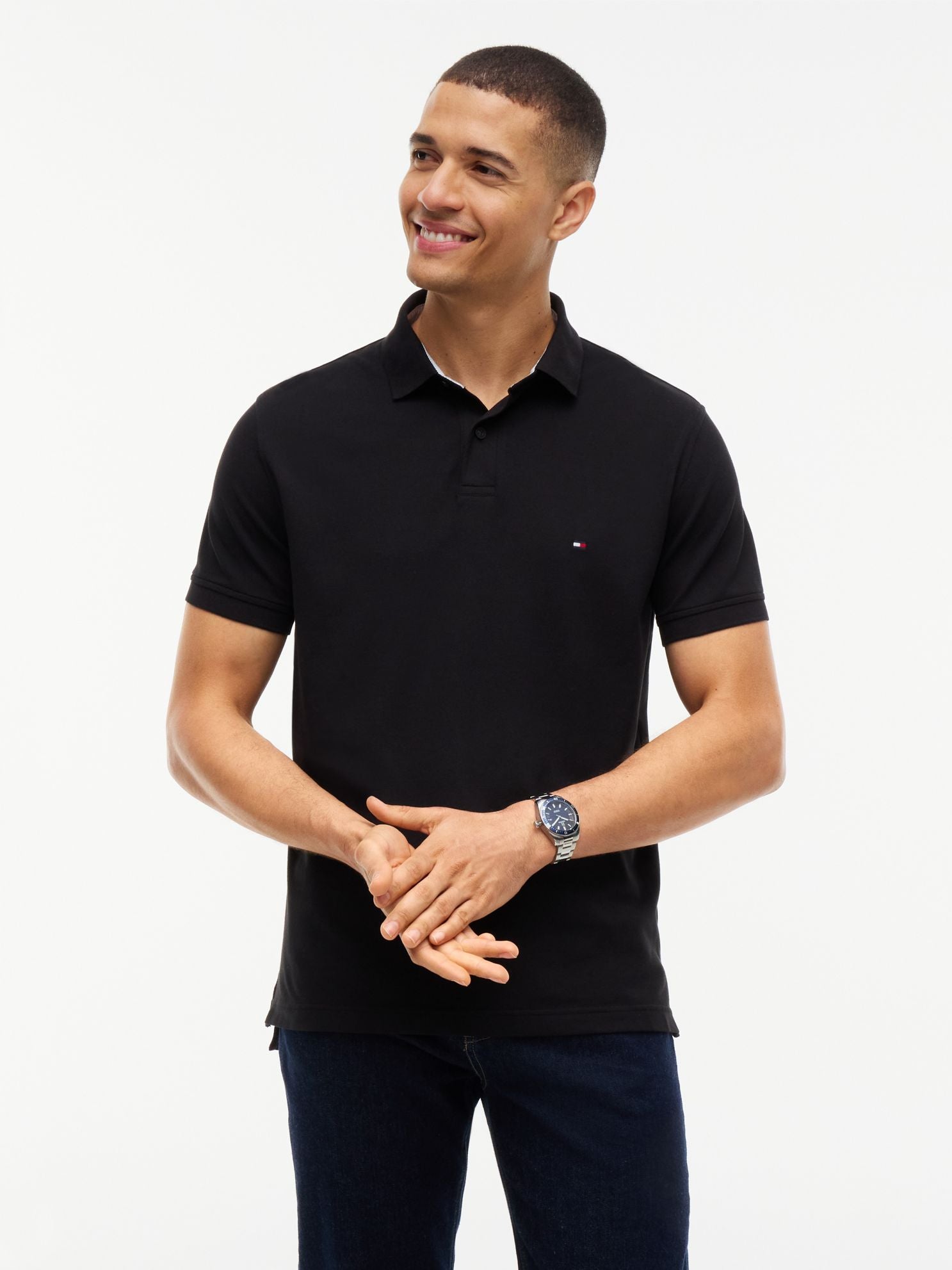 Tommy Hilfiger Regular Fit Stretch Tommy Polo