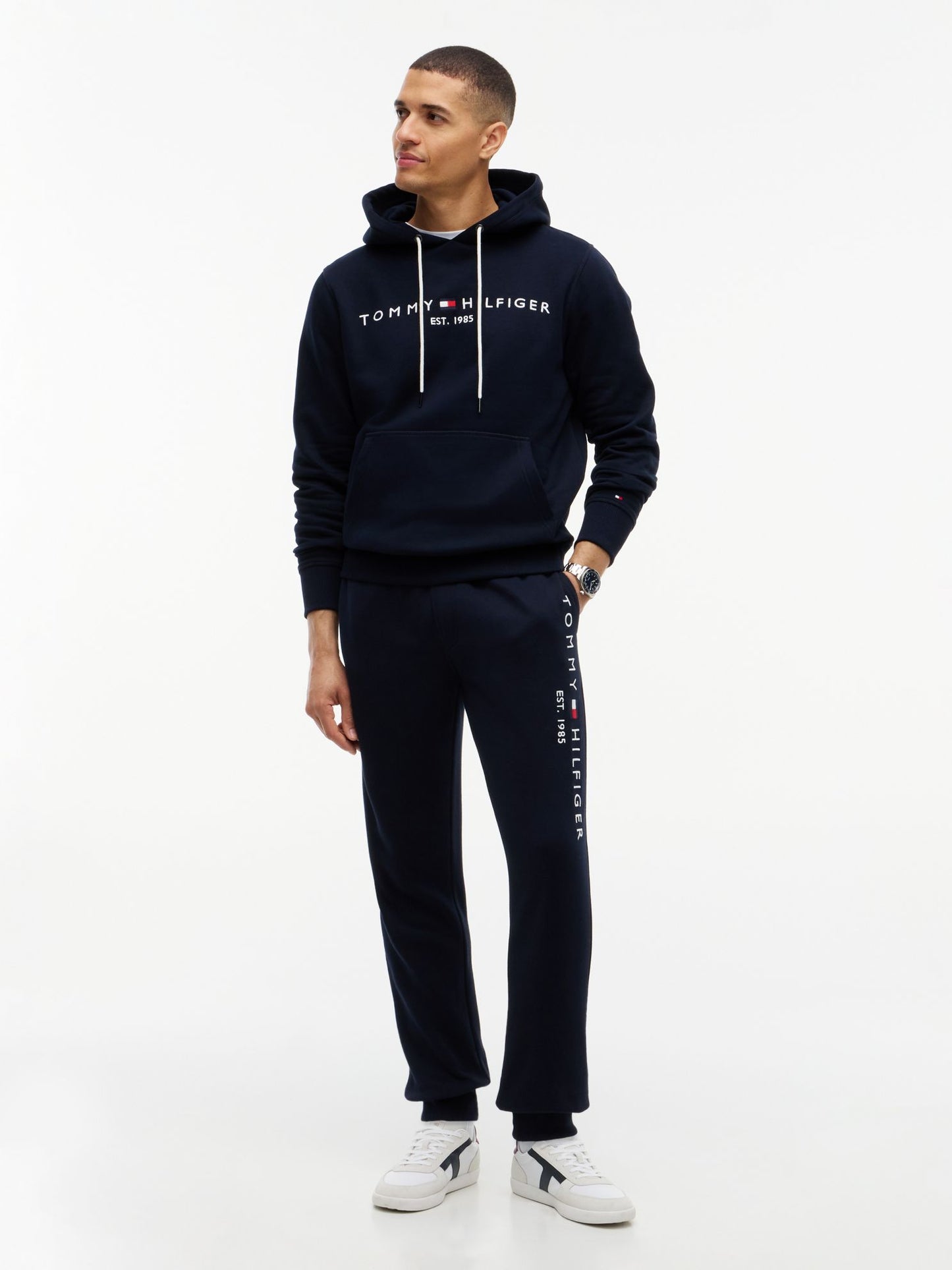 Tommy Hilfiger Embroidered Tommy Logo Hoodie