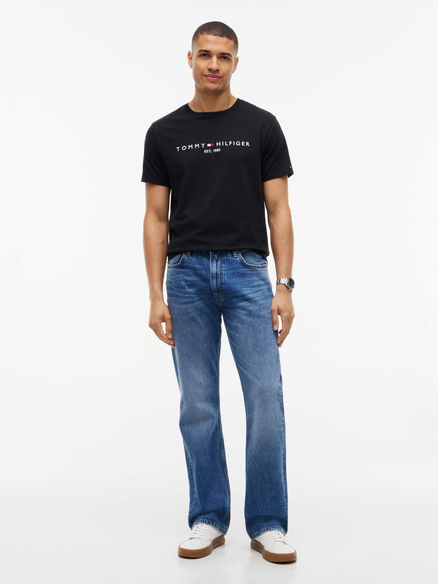 Tommy Hilfiger Embroidered Tommy Logo T-Shirt