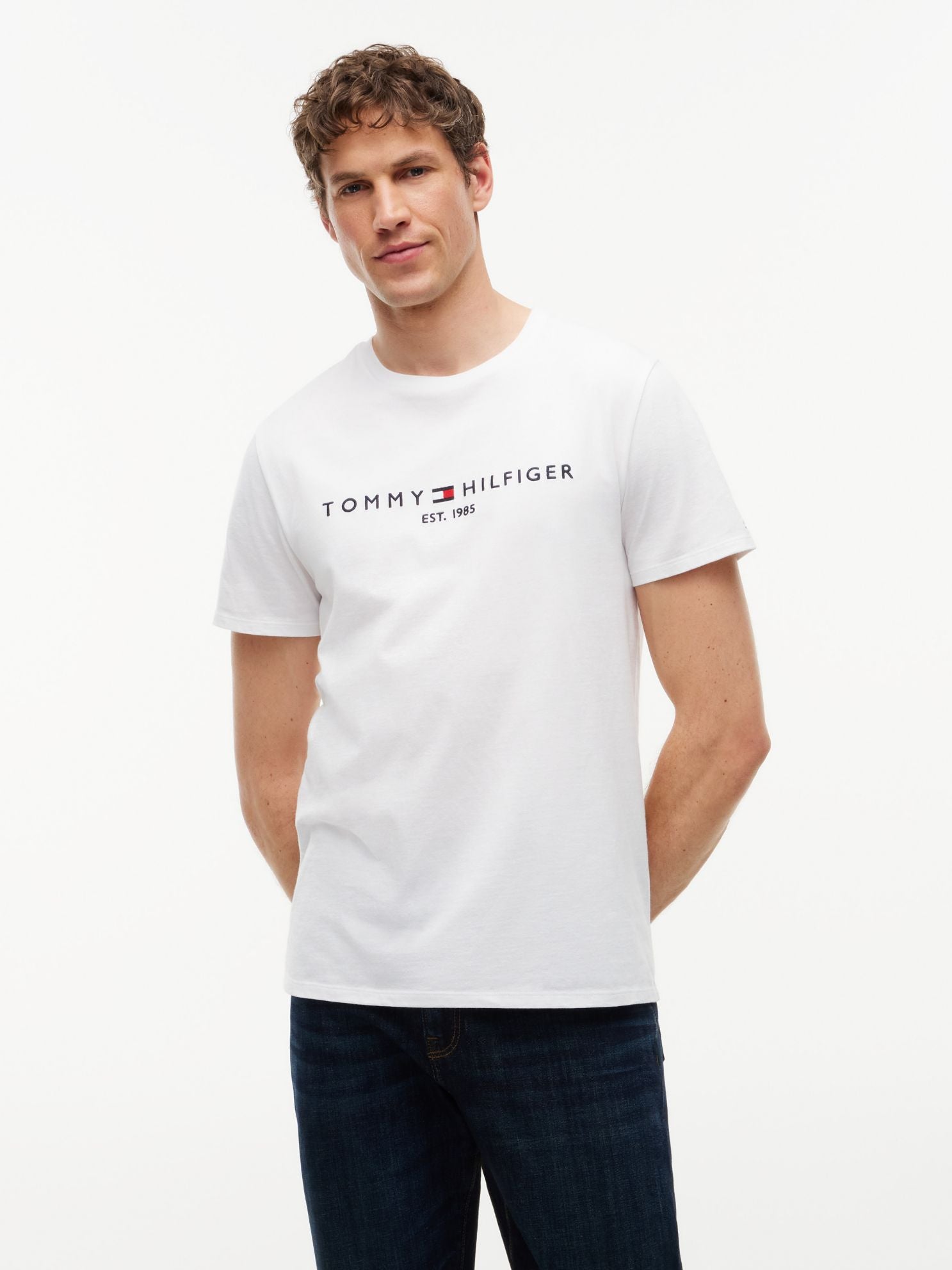 Tommy Hilfiger Embroidered Tommy Logo T-Shirt