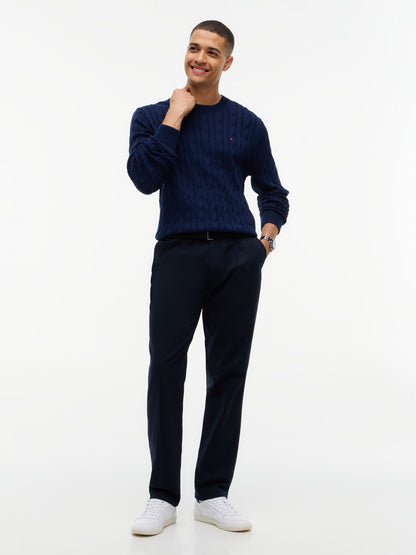Tommy Hilfiger Cable Knit Crewneck Sweater