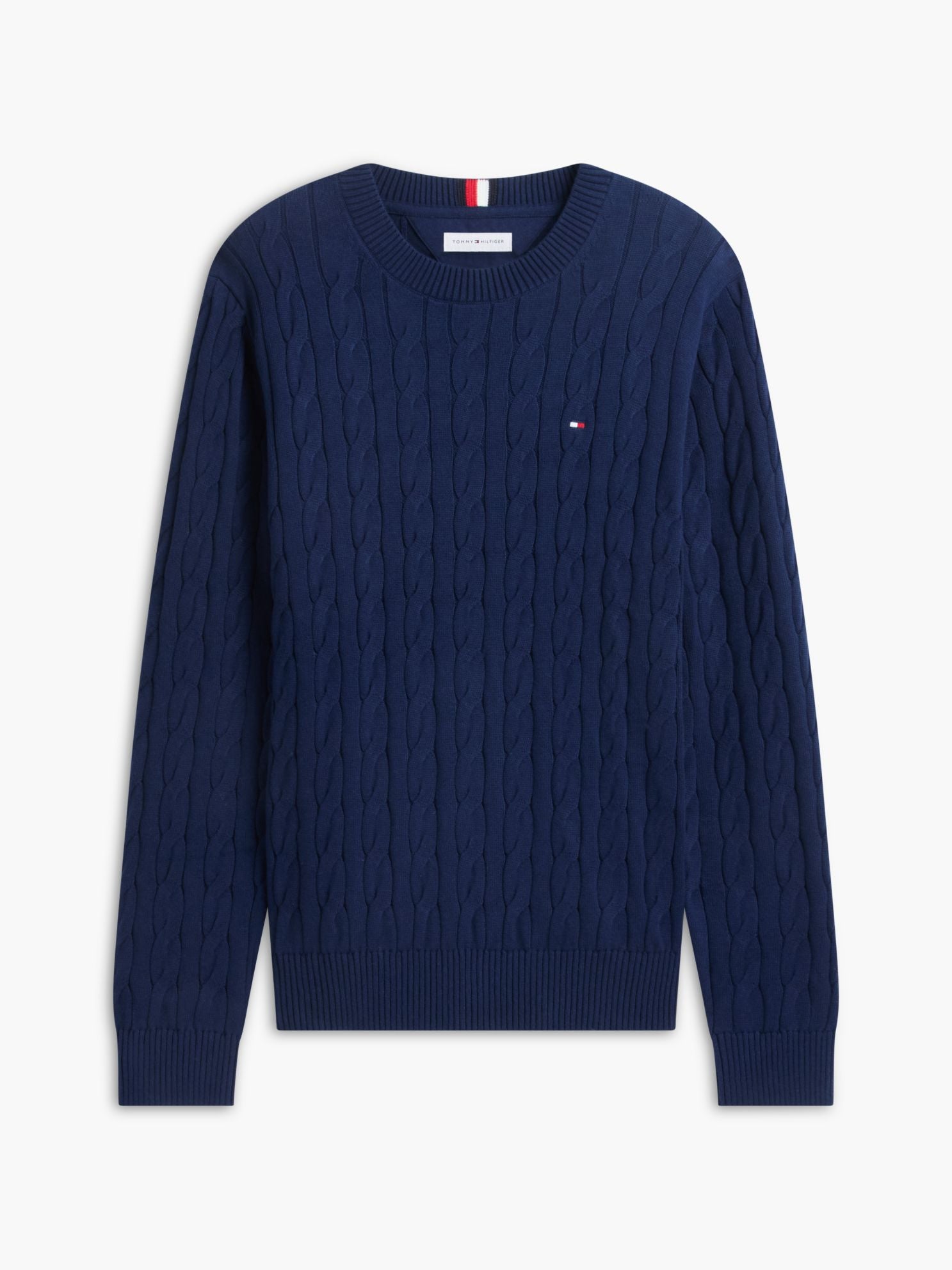 Tommy Hilfiger Cable Knit Crewneck Sweater