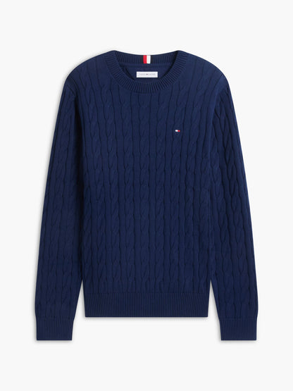 Tommy Hilfiger Cable Knit Crewneck Sweater