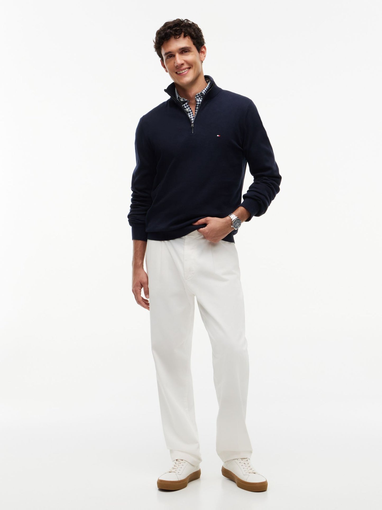 Tommy Hilfiger Classic Quarter-Zip Sweater