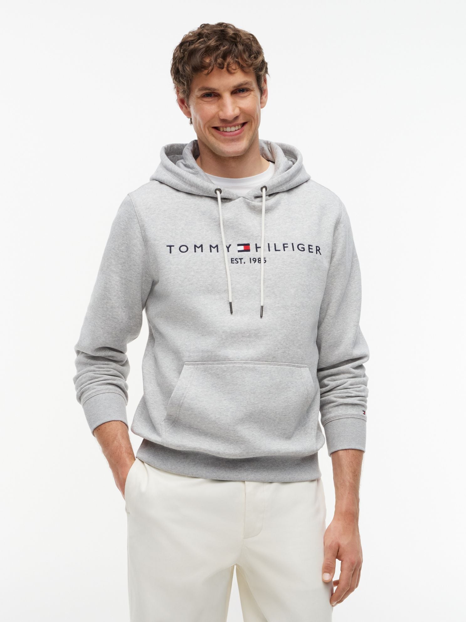 Tommy Hilfiger Embroidered Tommy Logo Hoodie