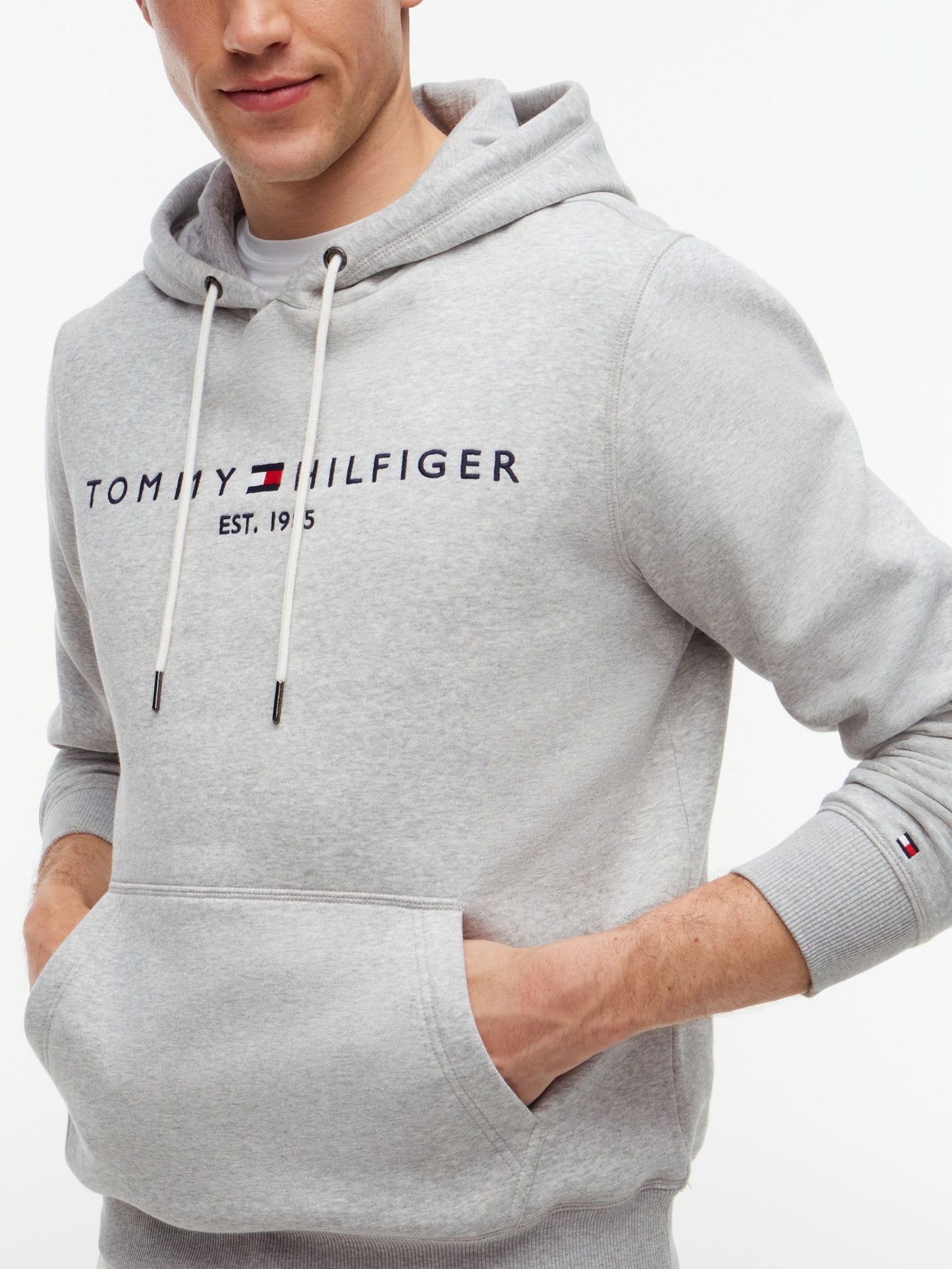 Tommy Hilfiger Embroidered Tommy Logo Hoodie
