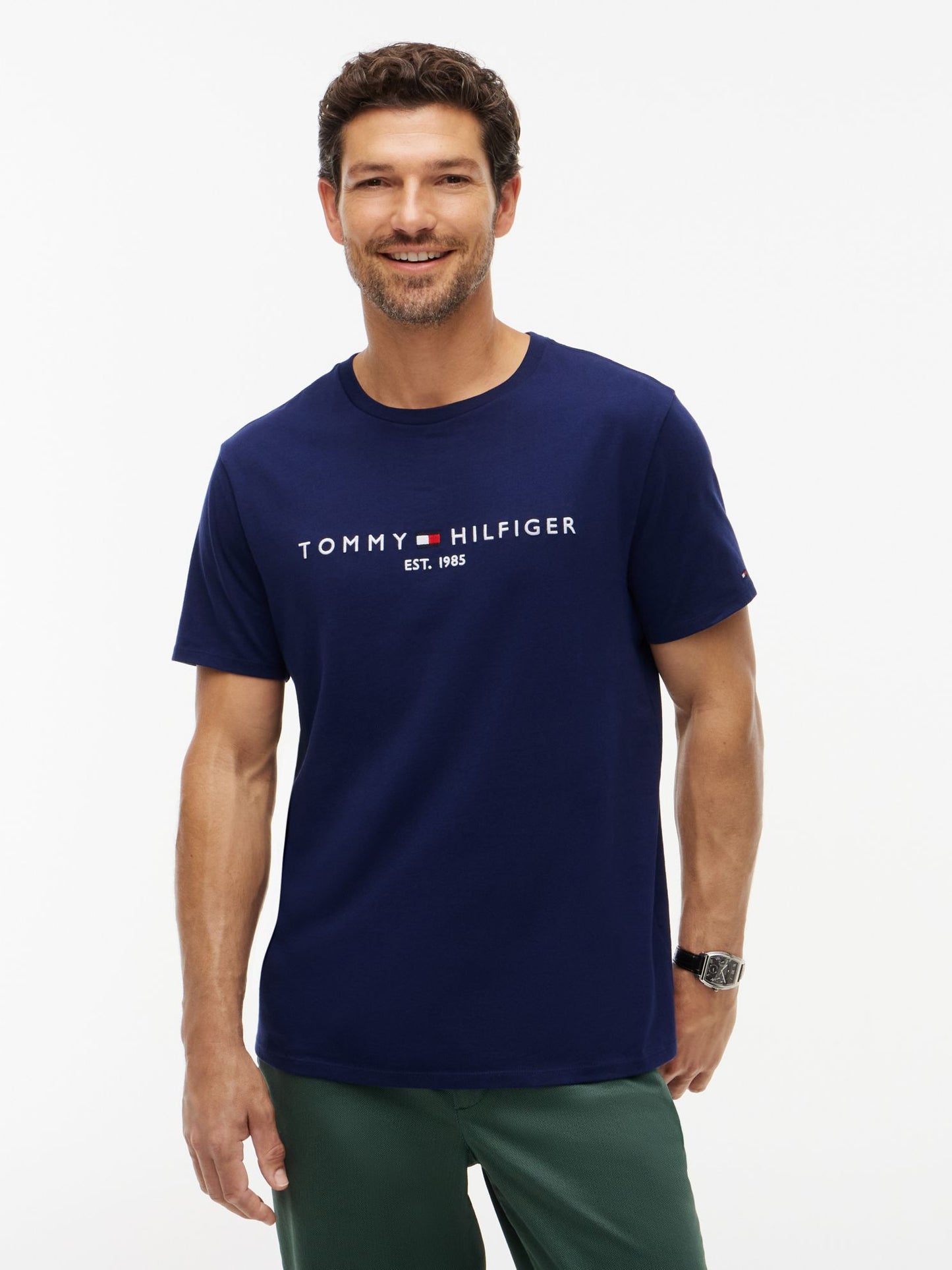 Tommy Hilfiger Embroidered Tommy Logo T-Shirt