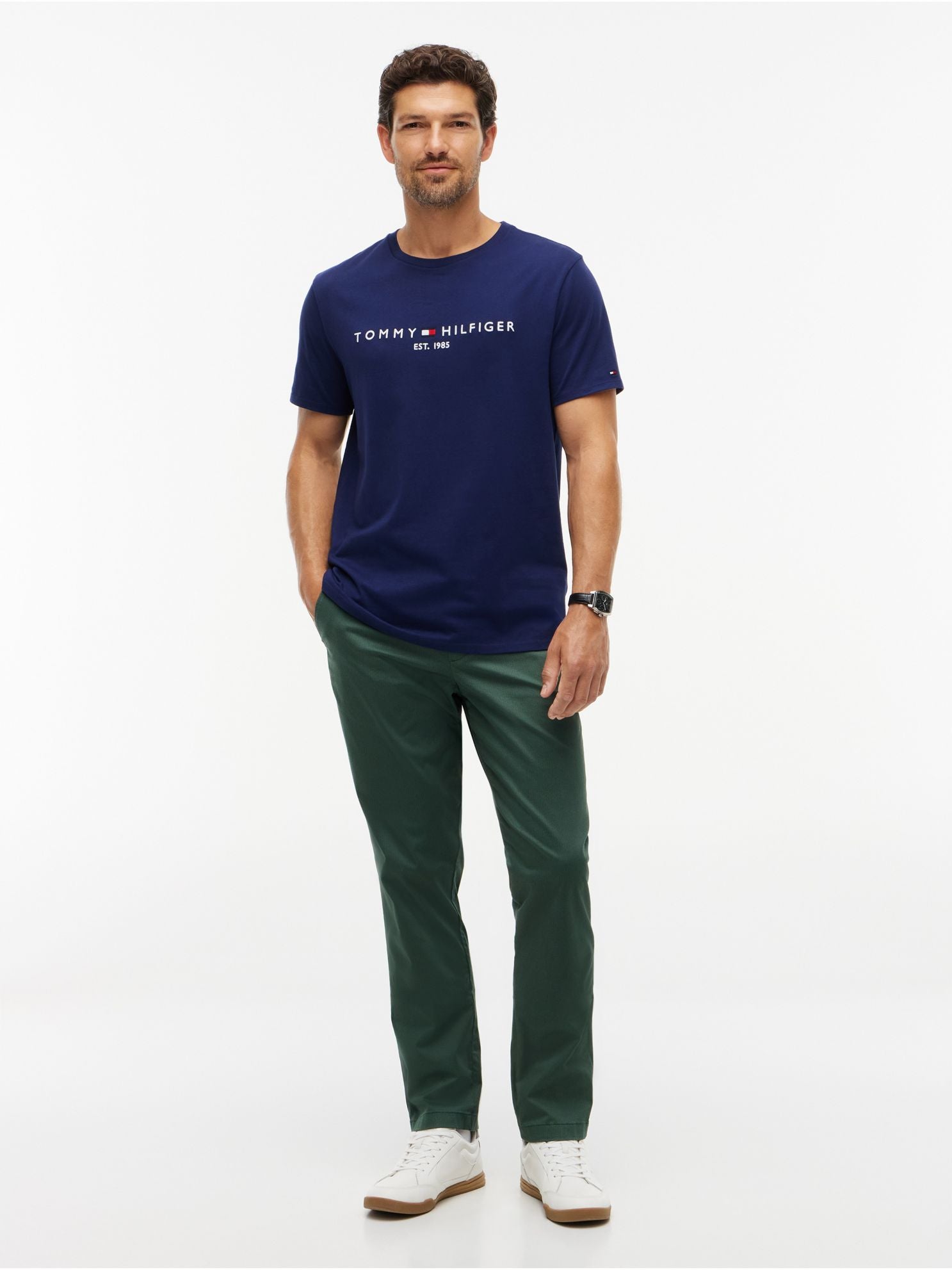 Tommy Hilfiger Embroidered Tommy Logo T-Shirt