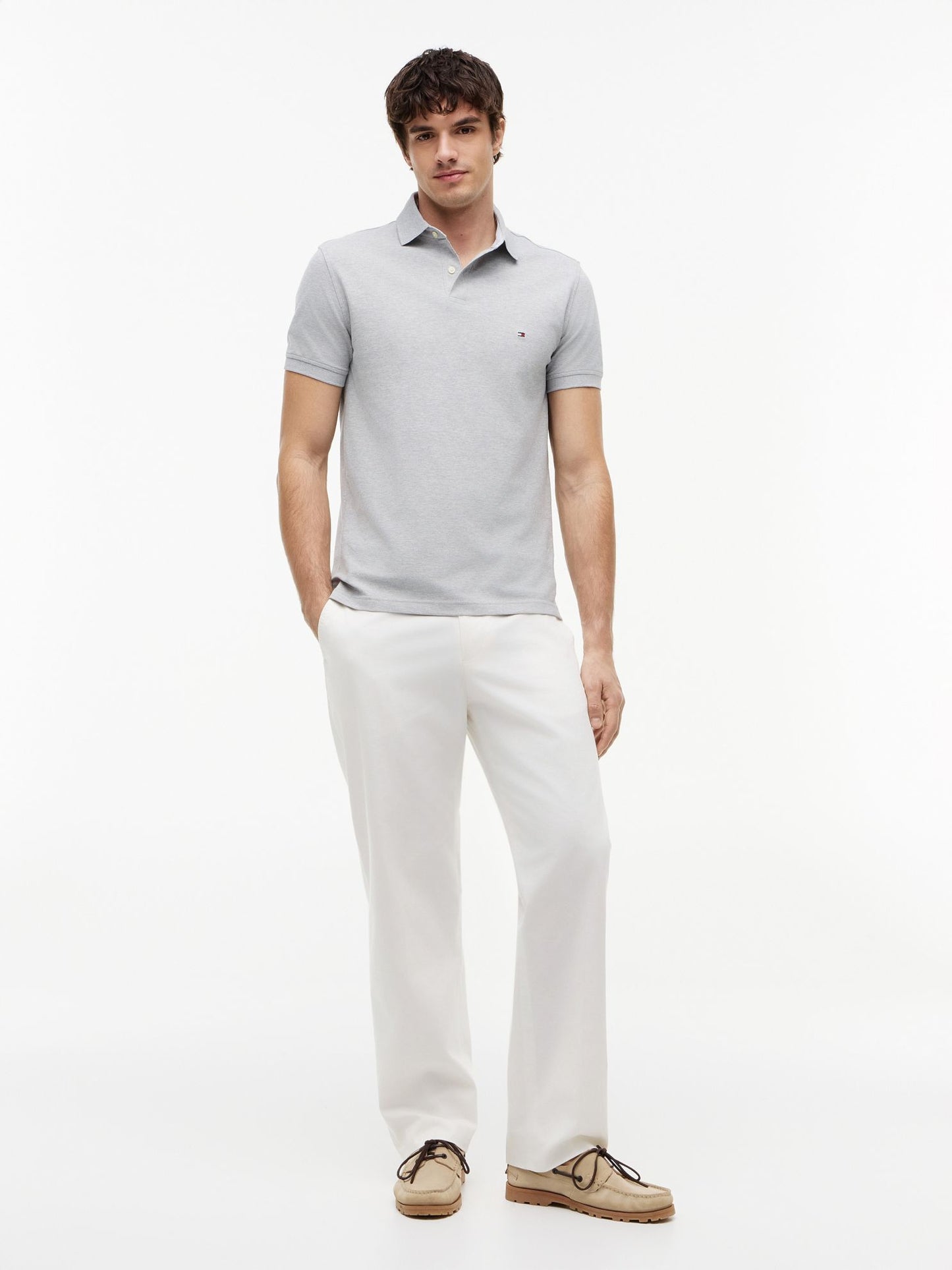 Tommy Hilfiger Regular Fit Stretch Tommy Polo