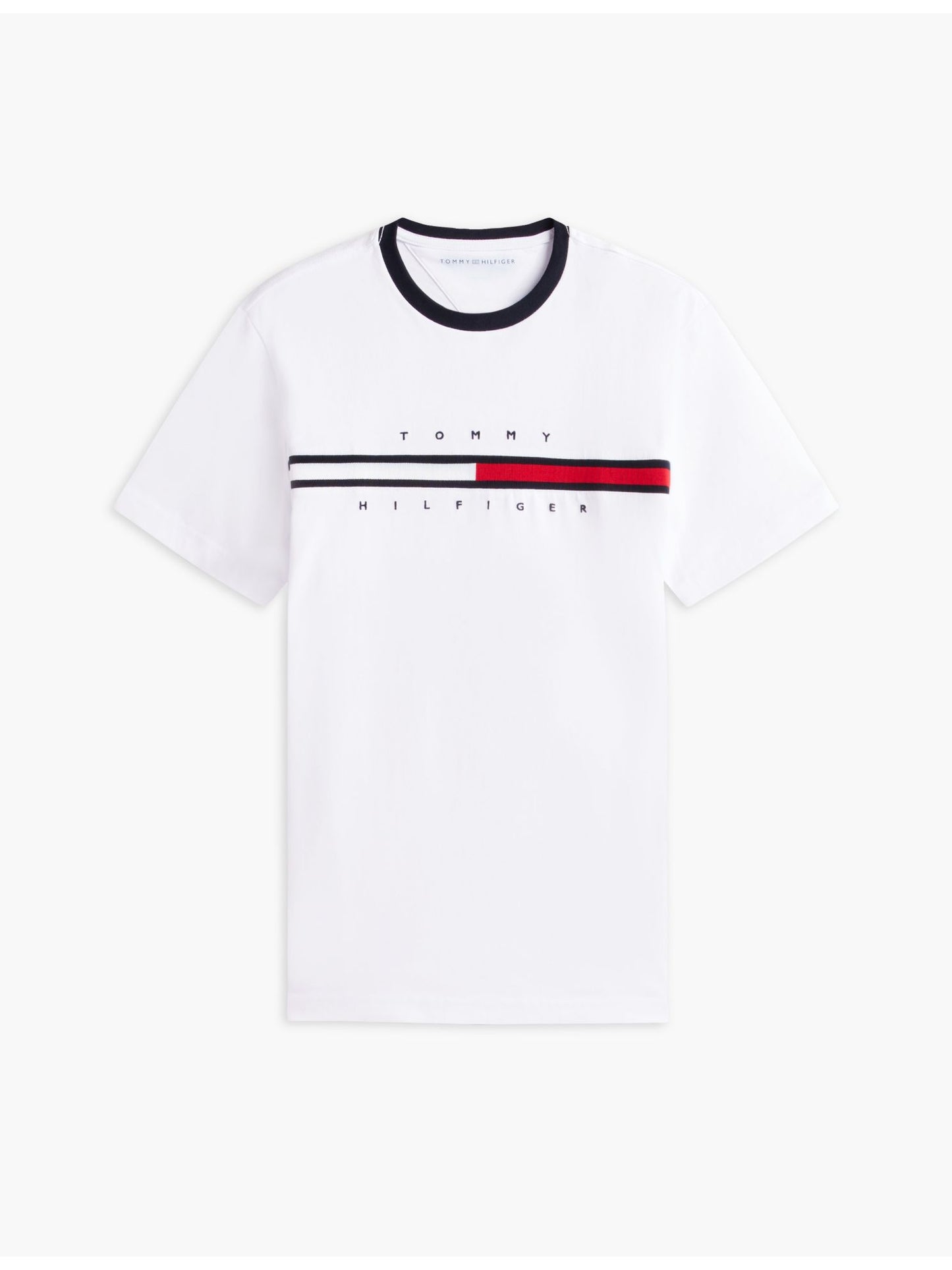 Tommy Hilfiger Embroidered Flag Logo T-Shirt