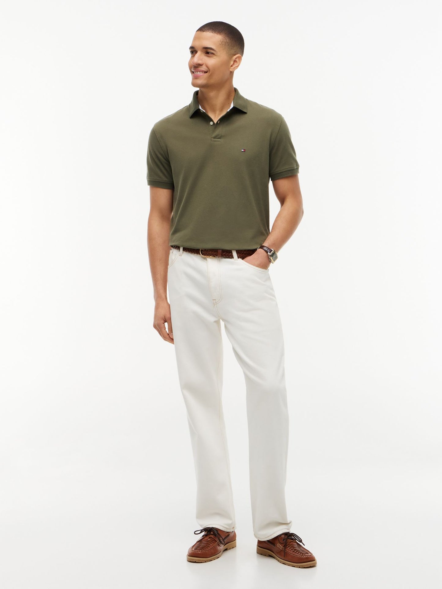 Tommy Hilfiger Regular Fit Stretch Tommy Polo