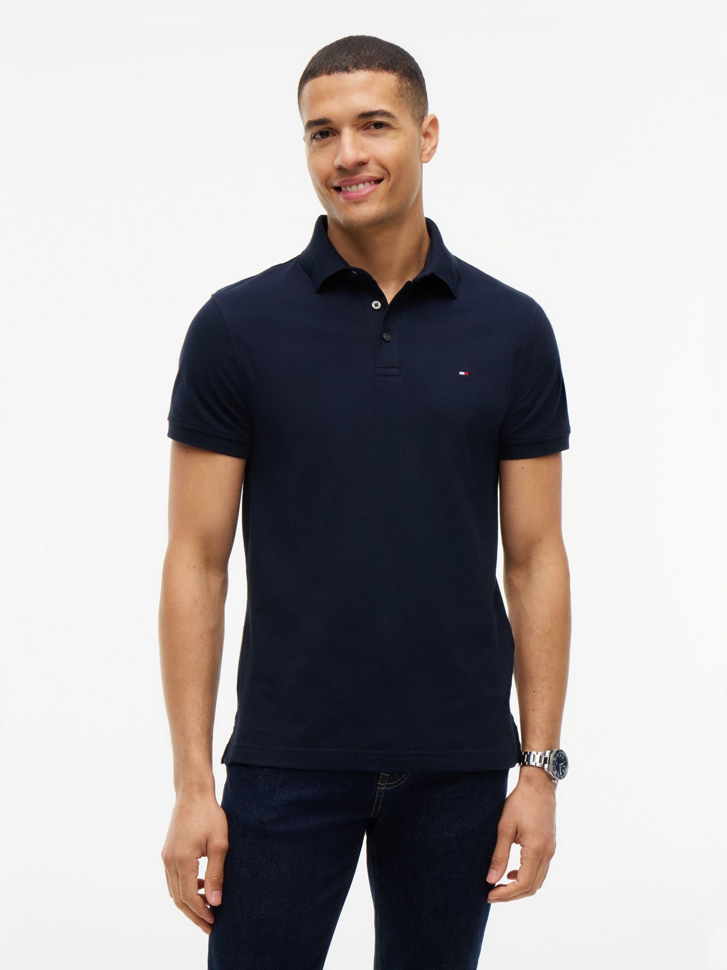Tommy Hilfiger Slim Fit Stretch Pique Polo