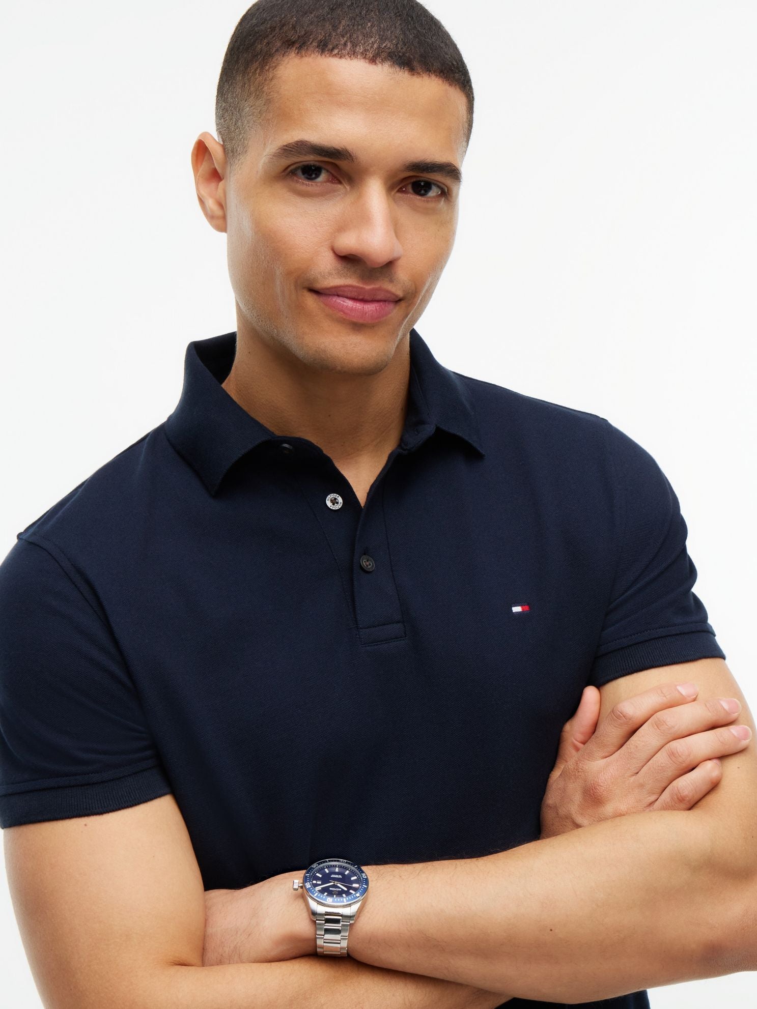 Tommy Hilfiger Slim Fit Stretch Pique Polo