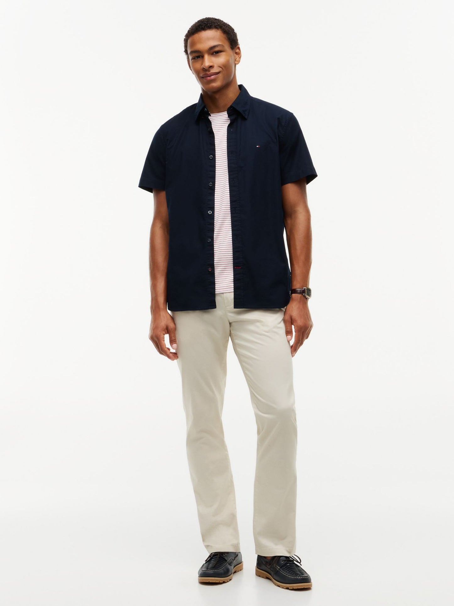 Tommy Hilfiger Regular Fit Short-Sleeve Oxford Shirt