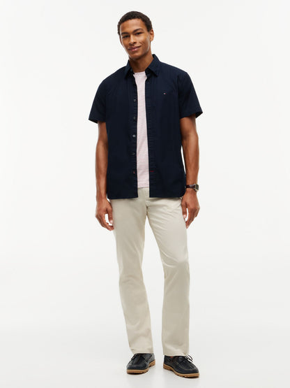 Tommy Hilfiger Regular Fit Short-Sleeve Oxford Shirt