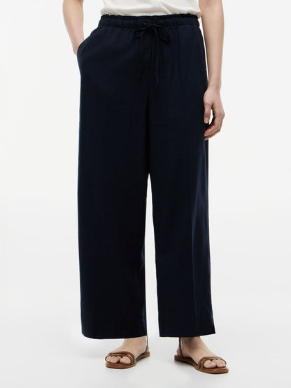Tommy Hilfiger Lightweight Linen-Blend Pull-On Pant