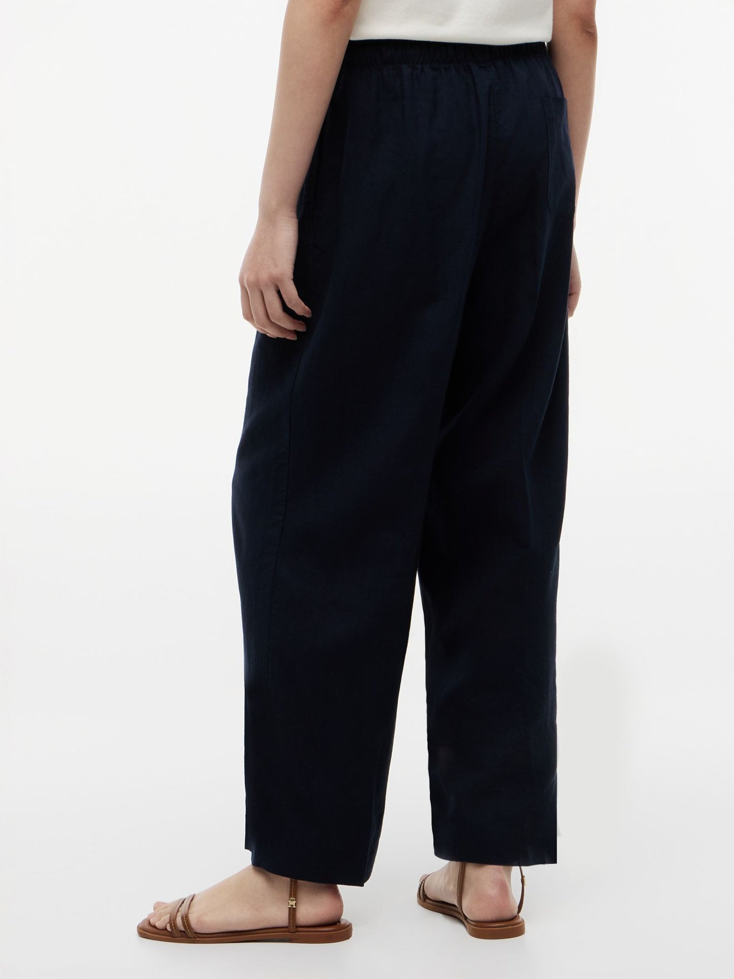 Tommy Hilfiger Lightweight Linen-Blend Pull-On Pant