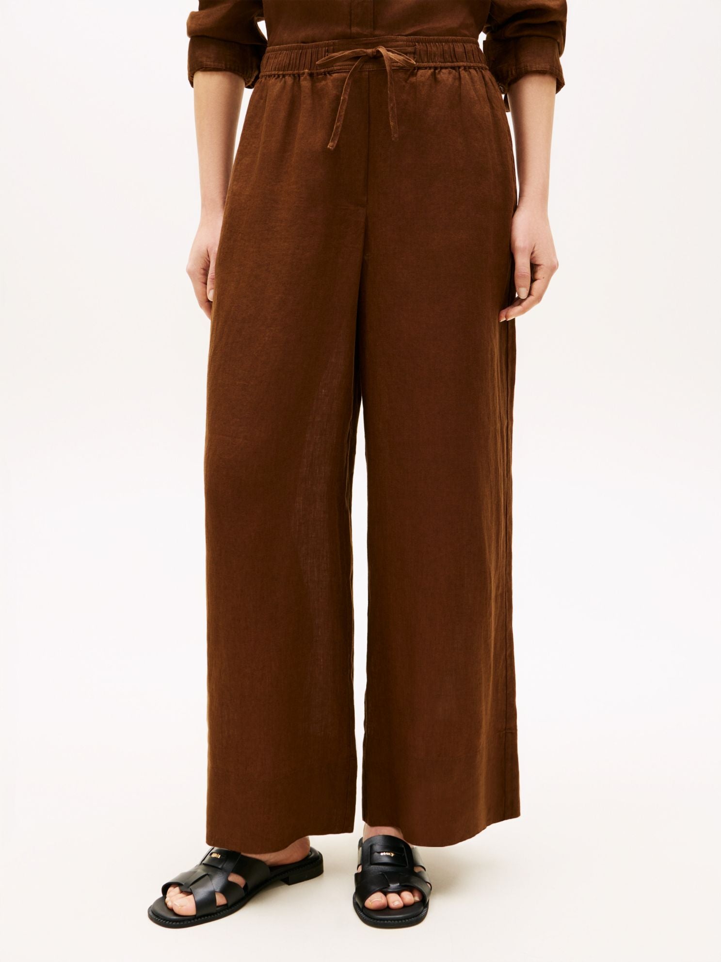 Tommy Hilfiger Relaxed Linen Pull-On Pant