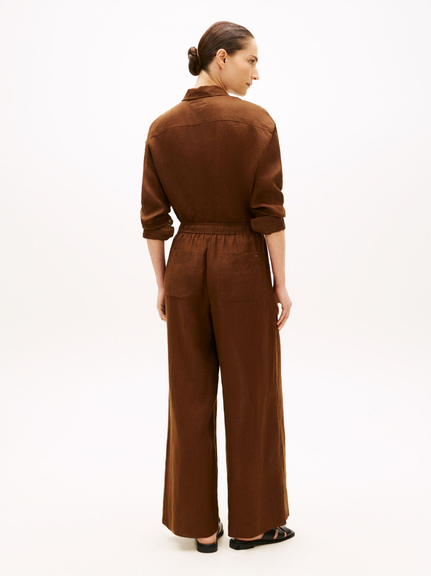 Tommy Hilfiger Relaxed Linen Pull-On Pant