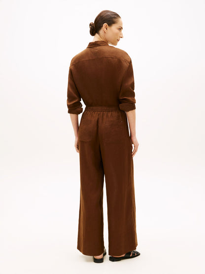 Tommy Hilfiger Relaxed Linen Pull-On Pant