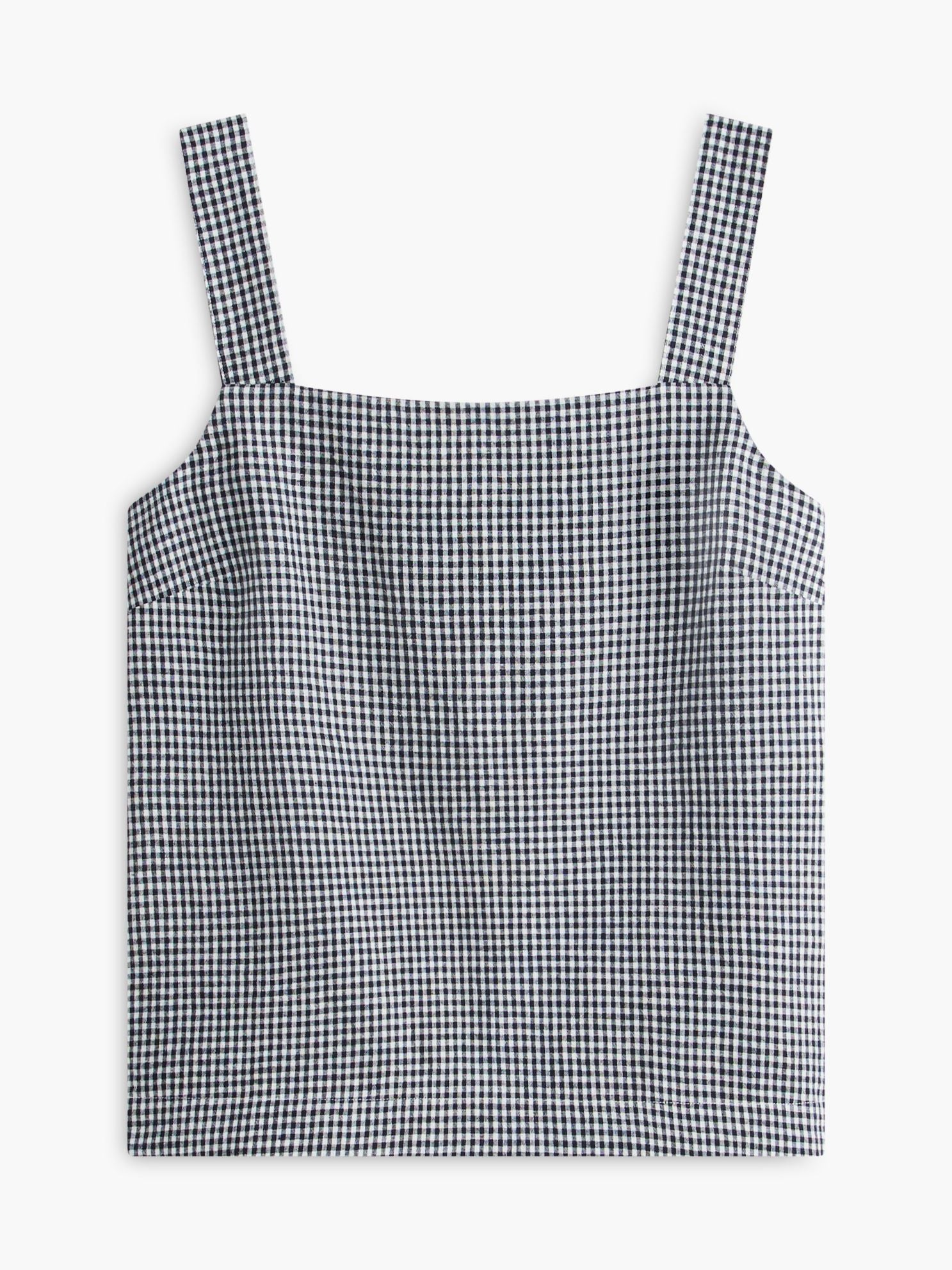 Tommy Hilfiger Gingham Linen-Blend Tank Top
