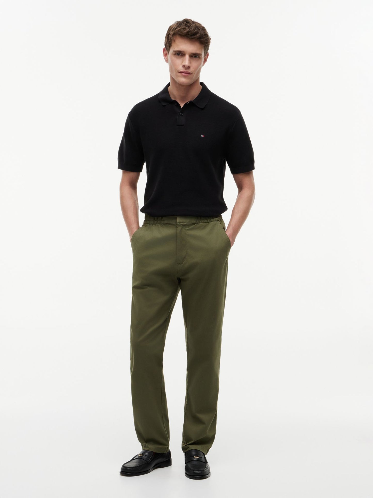 Tommy Hilfiger Elastic-Waist Dobby Pant