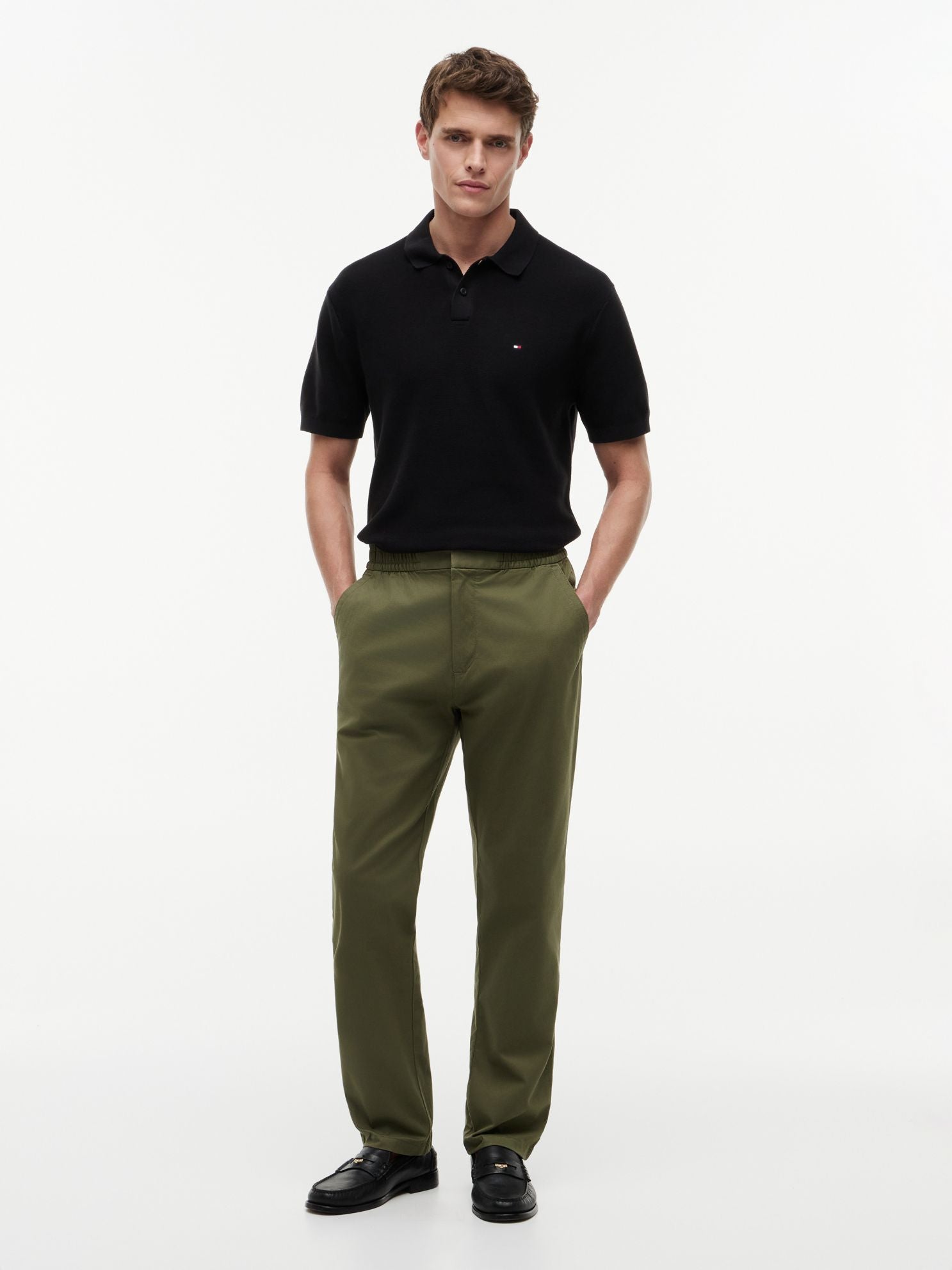 Tommy Hilfiger Elastic-Waist Dobby Pant