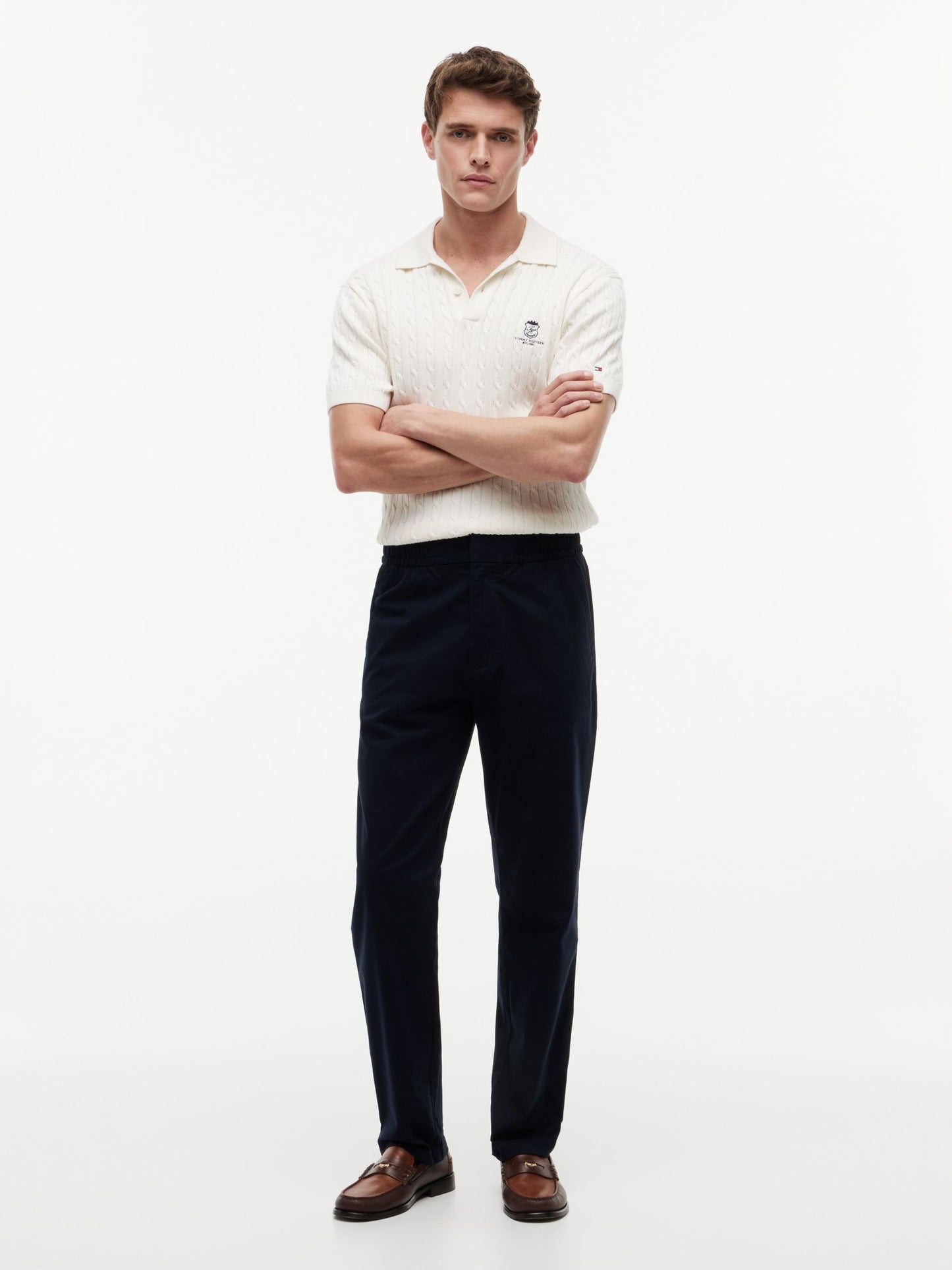 Tommy Hilfiger Elastic-Waist Dobby Pant