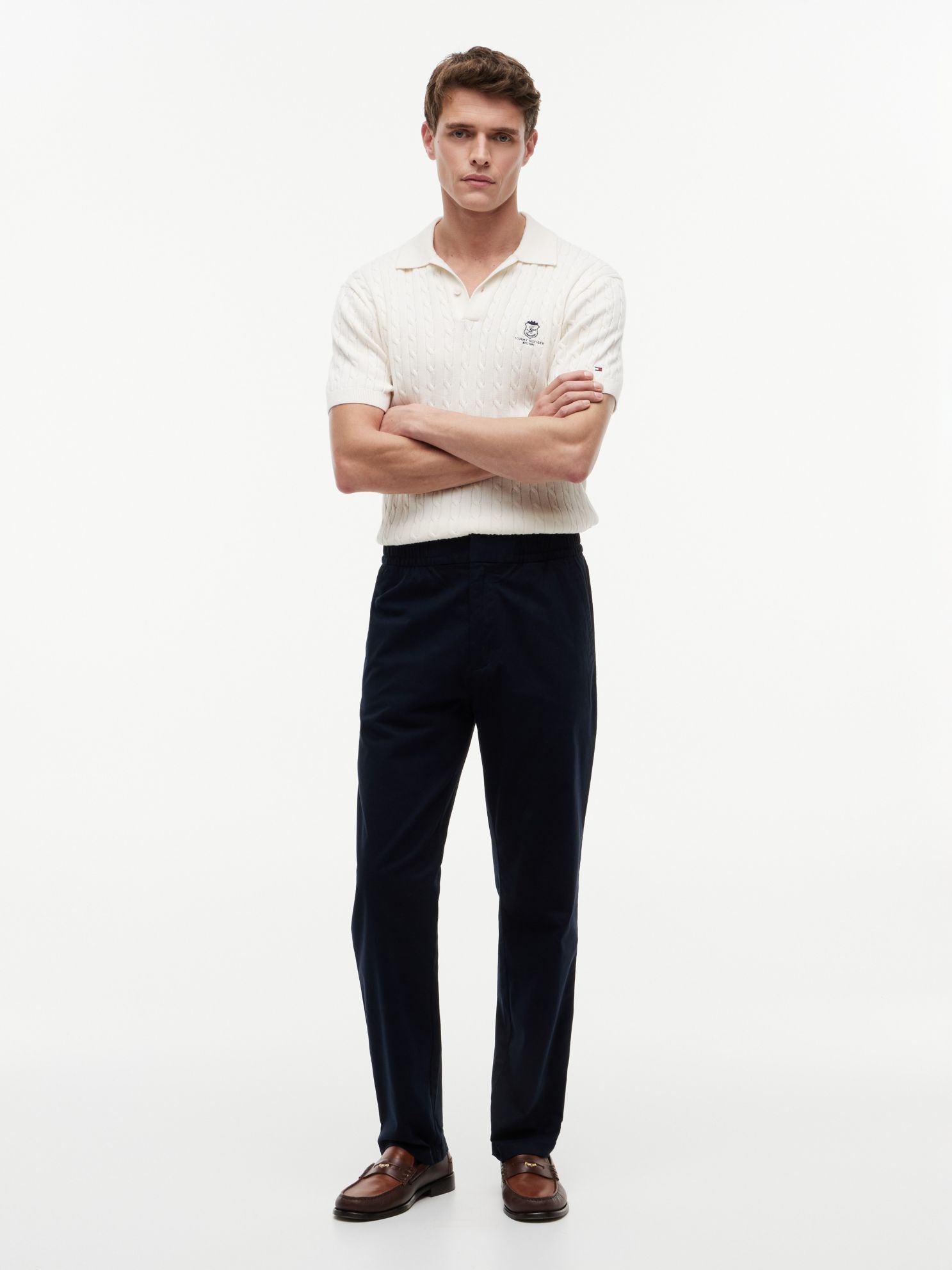 Tommy Hilfiger Elastic-Waist Dobby Pant