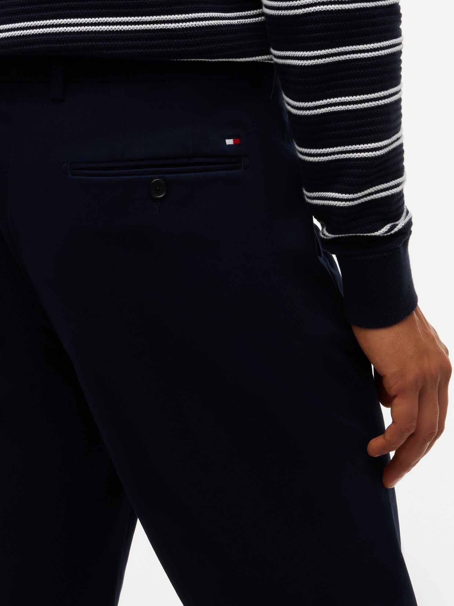 Tommy Hilfiger Regular Fit Stretch Sateen Chino