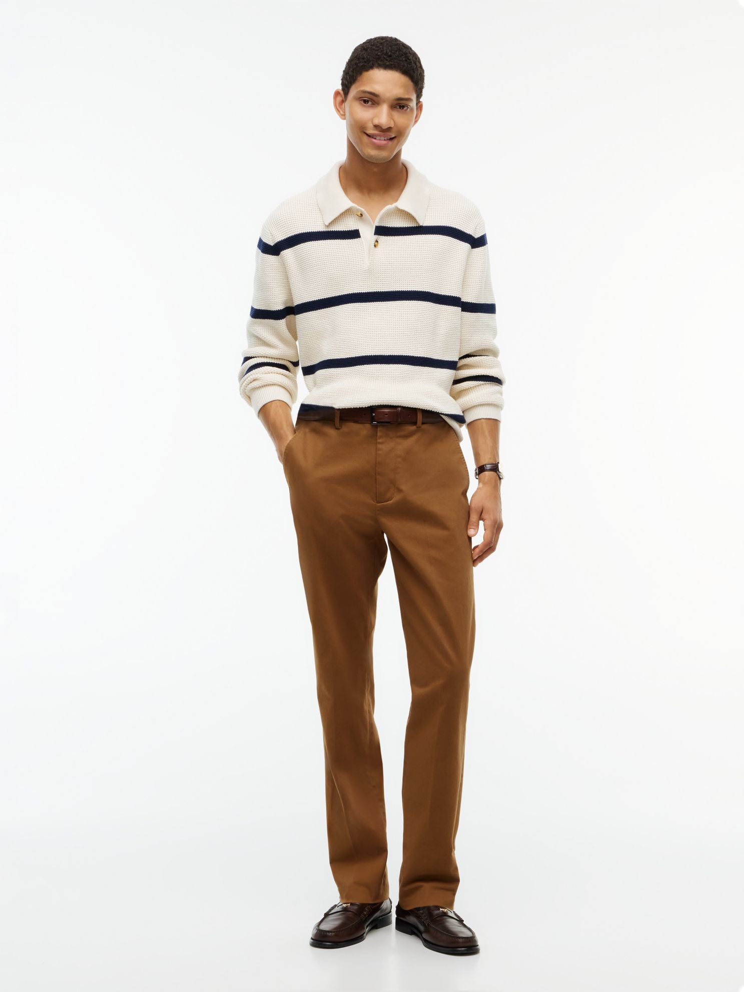 Tommy Hilfiger Regular Fit Stretch Sateen Chino