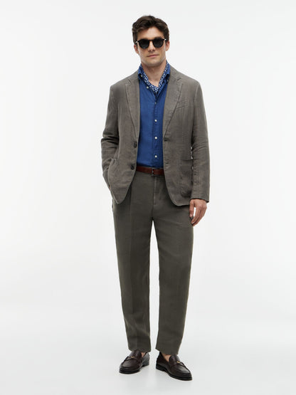 Tommy Hilfiger Garment-Dyed Linen Tapered Pant