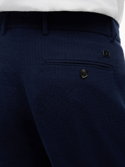 Tommy Hilfiger Relaxed Light Wool-Blend Seersucker Pant