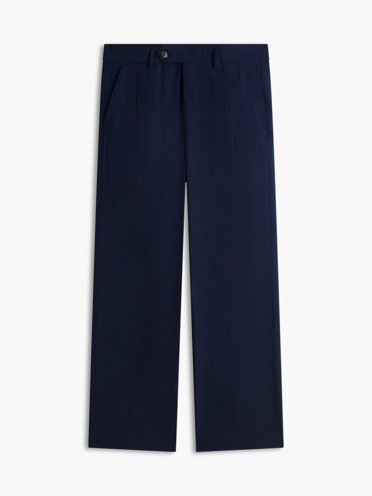 Tommy Hilfiger Relaxed Light Wool-Blend Seersucker Pant