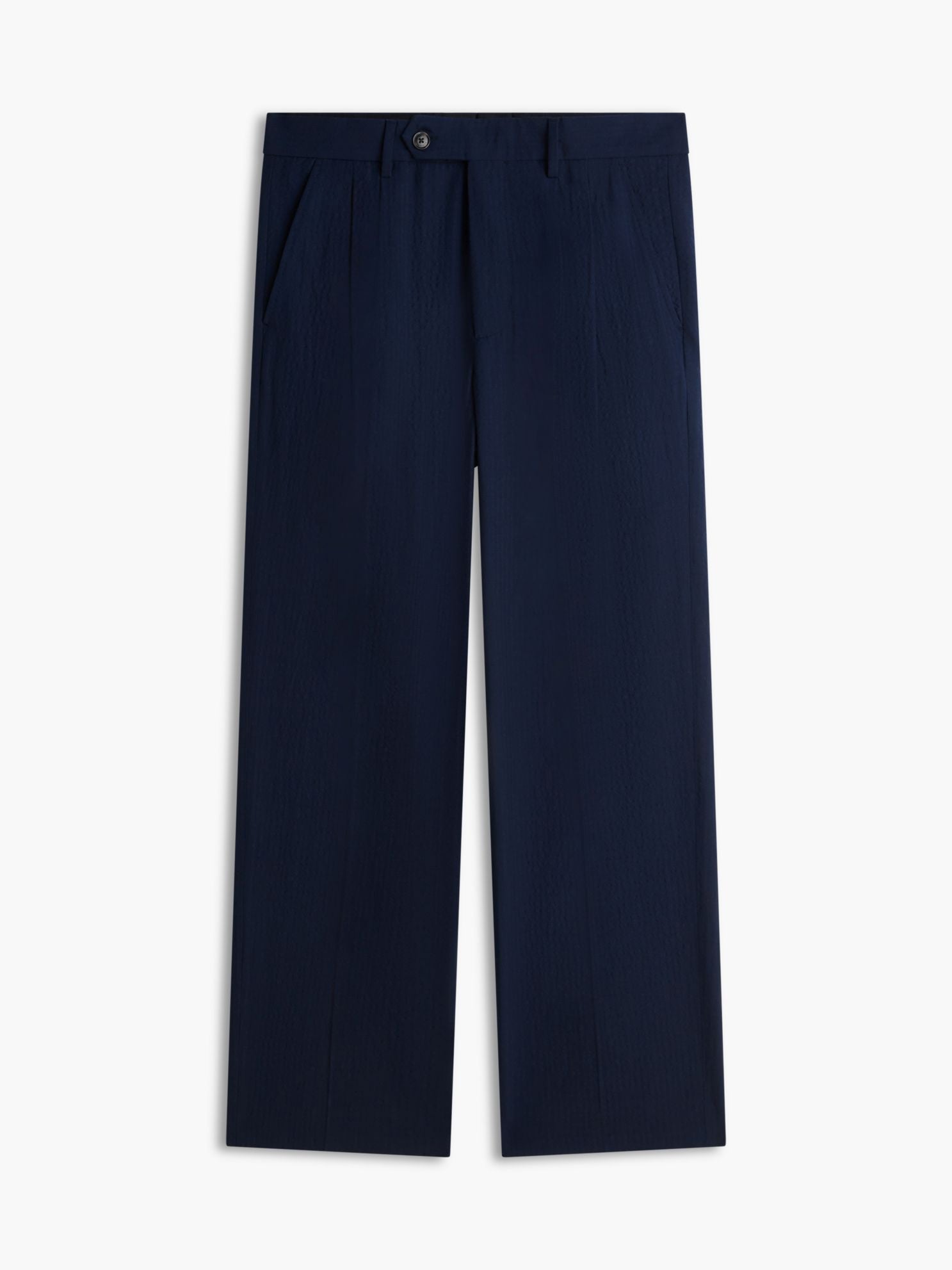 Tommy Hilfiger Relaxed Light Wool-Blend Seersucker Pant